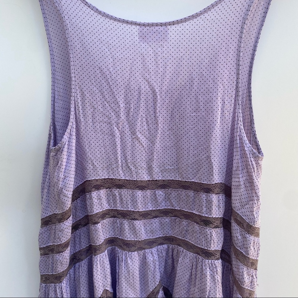 Intimately Free People Lace Polka Dot Swing Dress S - Picture 10 of 10